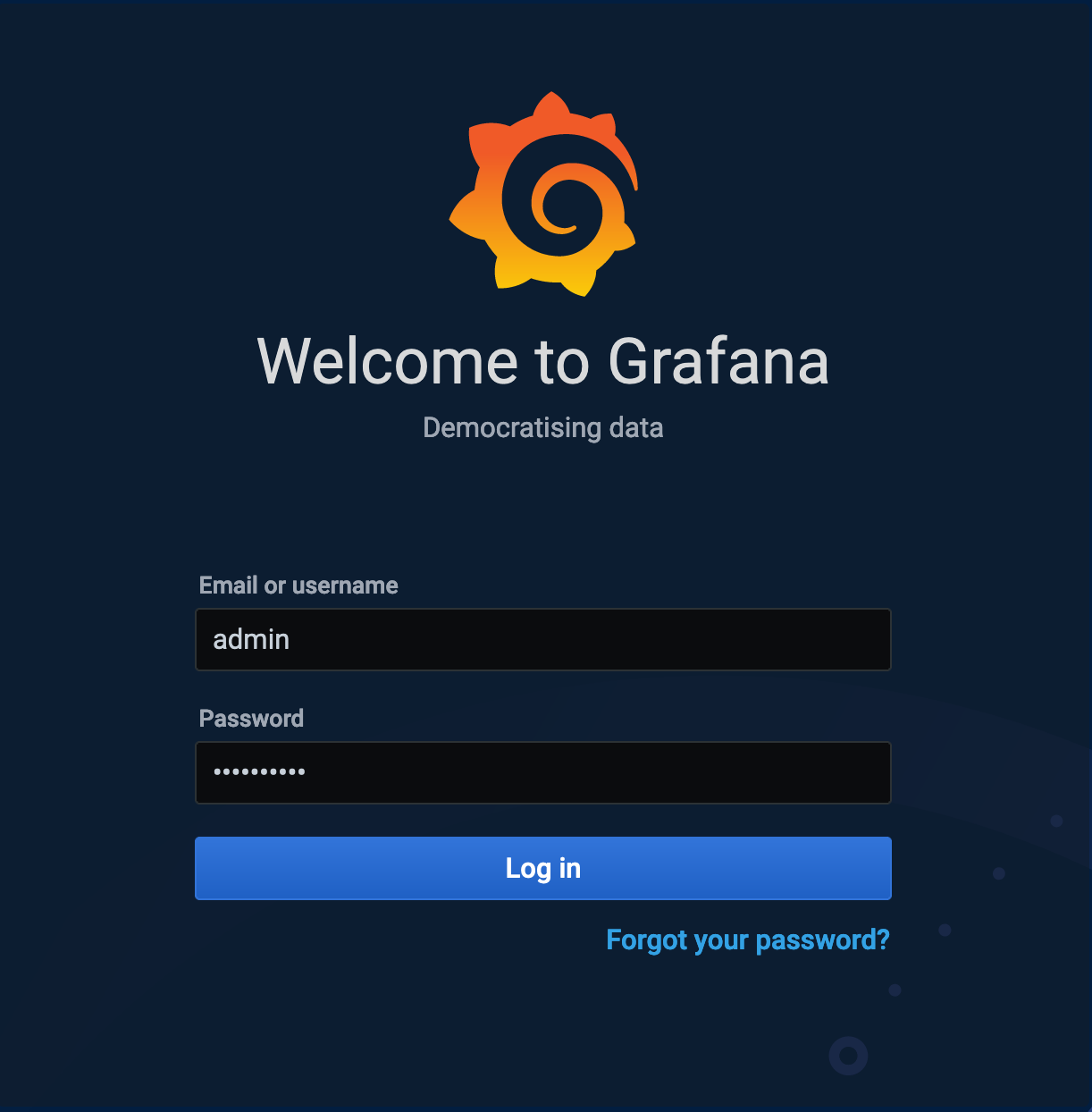 Grafana UI