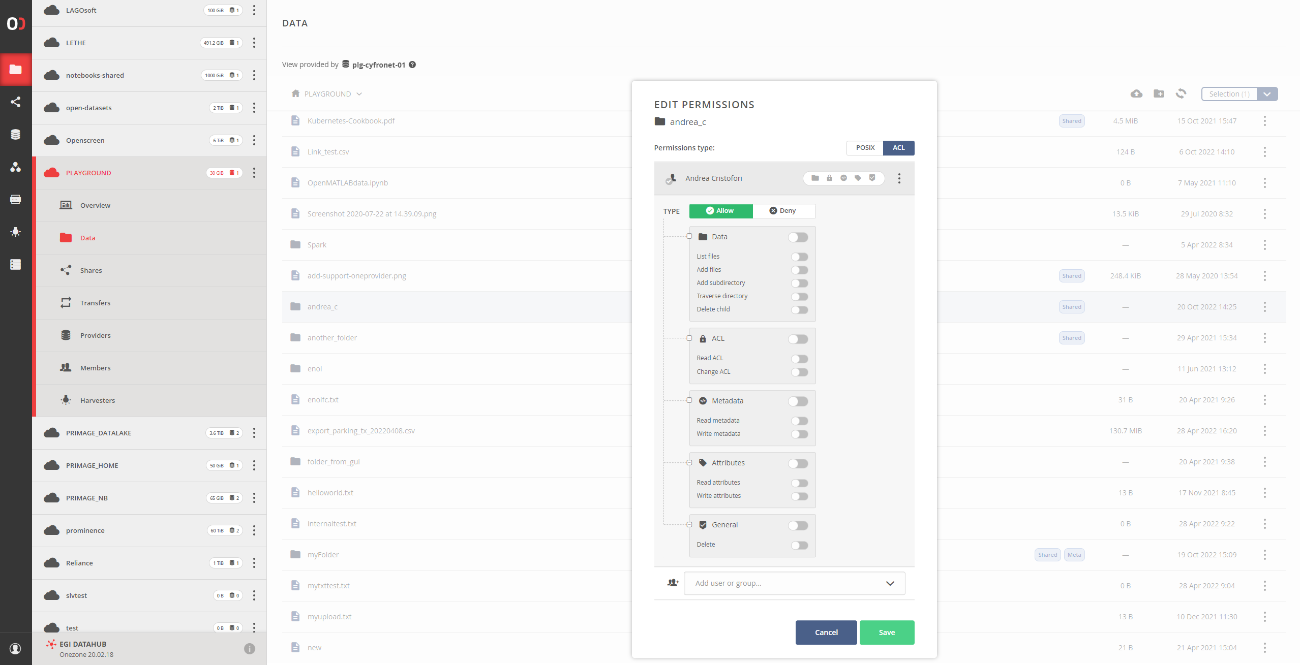 DataHub ACL