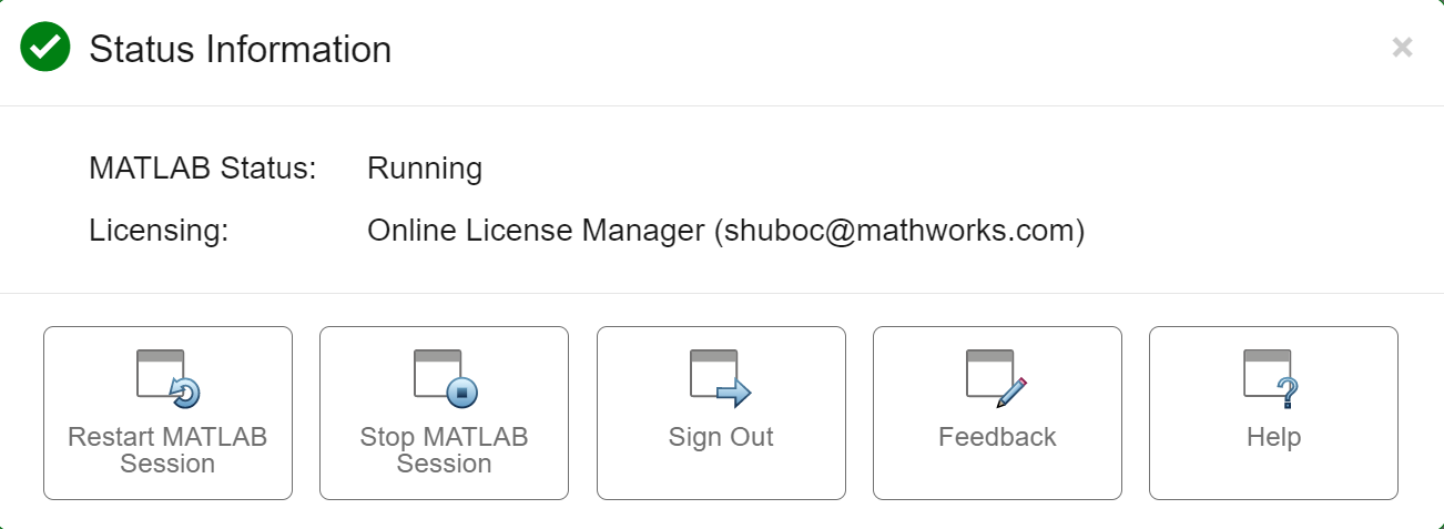 matlab-status