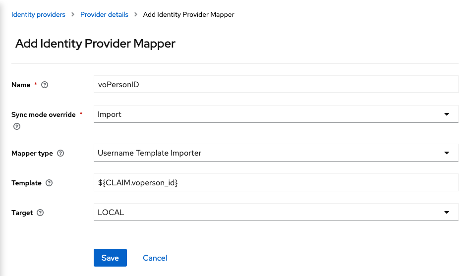 voPersonID mapper