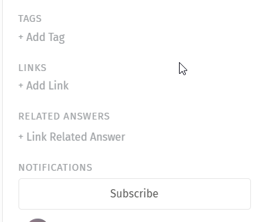 Tags and Links