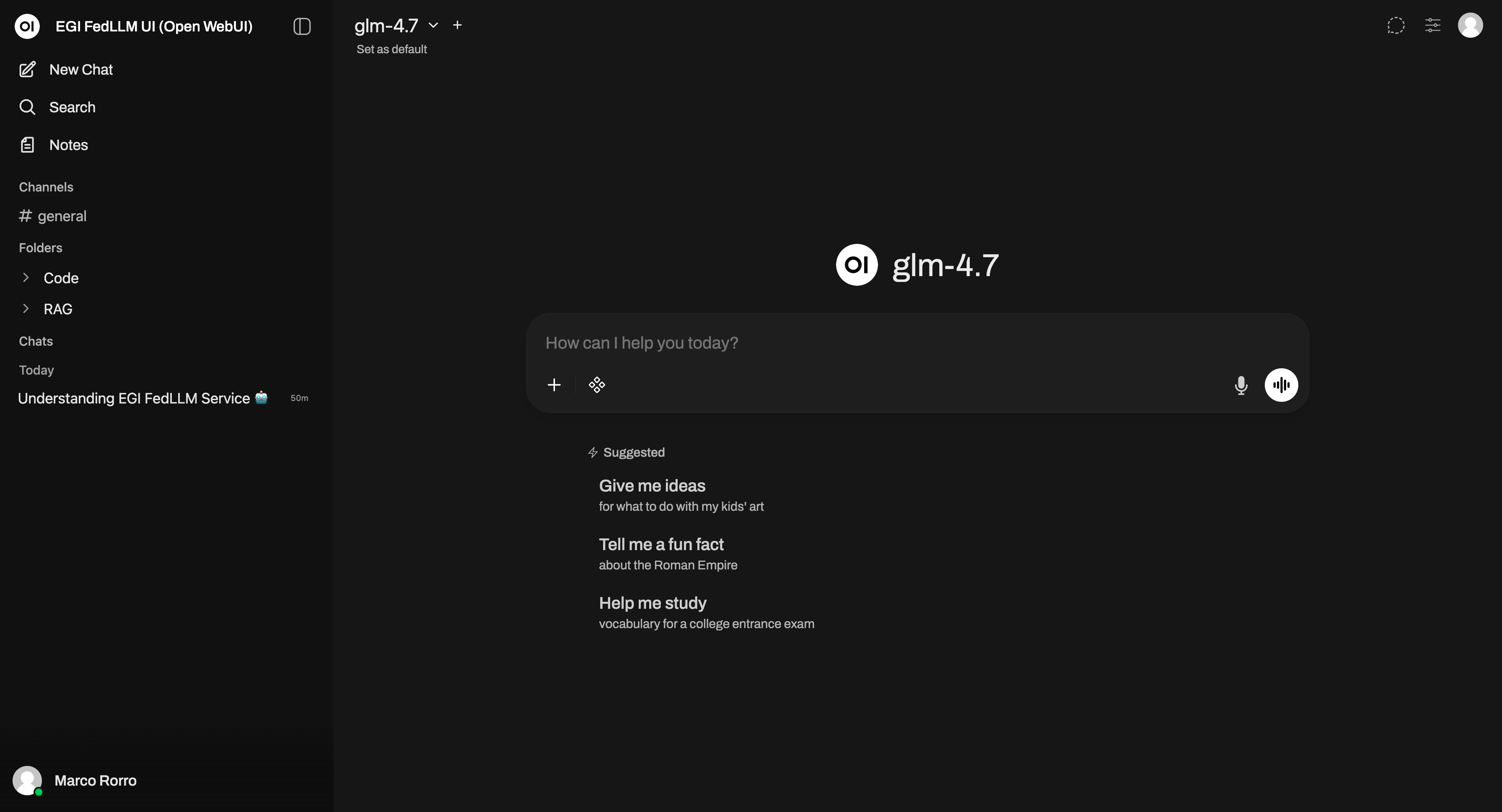 FedLLM Web Interface