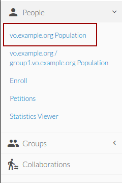 VO population menu