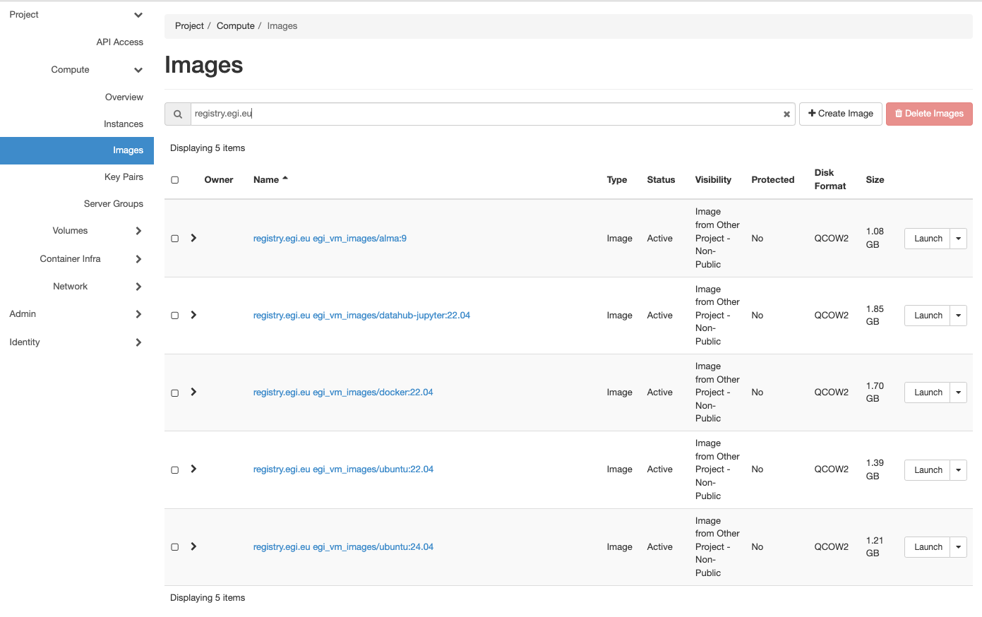 egi_vm_images at OpenStack