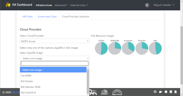 Select Cloud Provider and Image