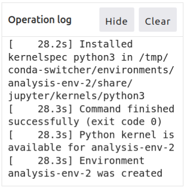 Monitor operations